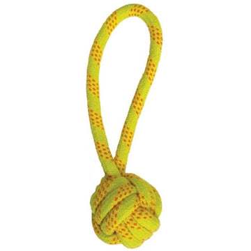 Happy Pet Ropee Ball Tugger Floss Gelb/Orange 26X9X10 CM