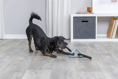 Trixie Hundespielzeug Dreieck Mit Seil Ringe Citystyle Tpr 44 CM
