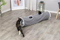 Trixie Katze Spielen Tunnel Harvey Velours / Plüsch Grau 27X116 CM