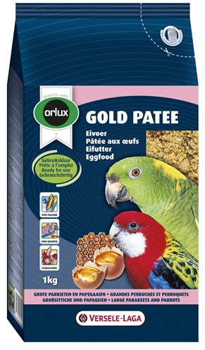 Orlux Gold Patee Eierfutter Grosssittich/Papagei 1 KG