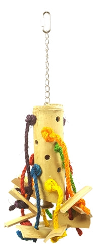 Happy Pet Glückliche Mütze Vogel Spielzeug Puzzle Puzzle Bambus 48X24X24 CM