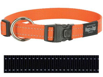Rogz For Dogs Rogz Für Hunde Keilriemenhalsband Schwarz 20 MMX34-56 CM