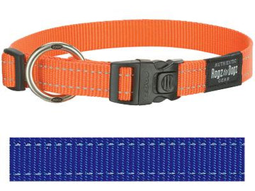 Rogz For Dogs Rogz Für Hunde Keilriemenhalsband Blau 20 MMX34-56 CM