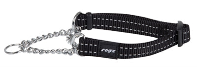 Rogz For Dogs Rogz Für Hunde Schlangenhalsband Schwarz 16 MMX32-44 CM