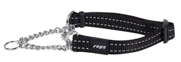 Rogz For Dogs Rogz Für Hunde Schlangenhalsband Schwarz 16 MMX32-44 CM