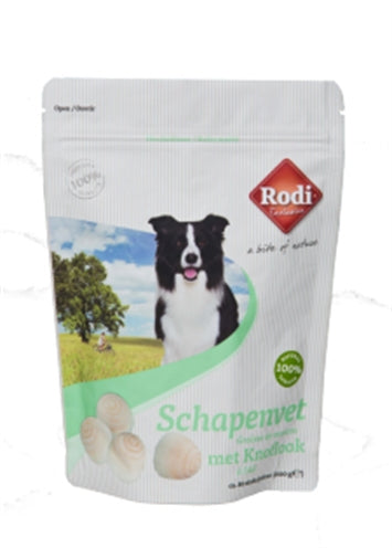 Rodi Rhodiumexklusive Schaffettbonbons Knoblauch 200 GR