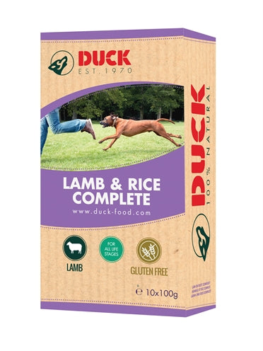 Duck Lam/Rijst Compleet 1 KG (8 Stück)