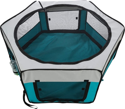Trixie Puppy Run Türkis / Grau 130X130X55 CM