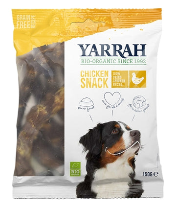 Yarrah-Hund Bio-Hühnerhälse 150 GR