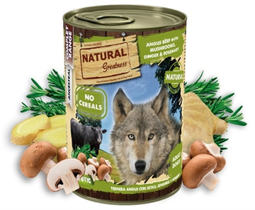 Natural Greatness Natürliche Grösse Angusrind / Champignons / Ingwer / Rosmarin 400 GR