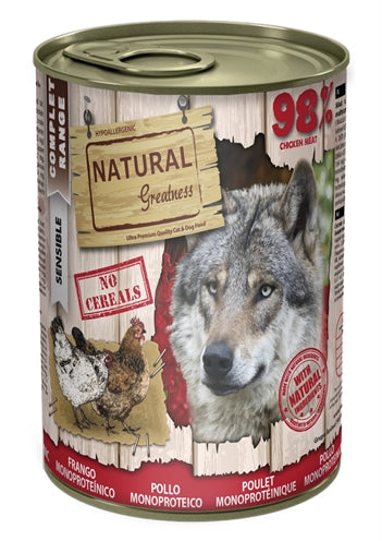 Natural Greatness Rezept Für Monoproteische Hühner Natürlicher Grösse 400 GR