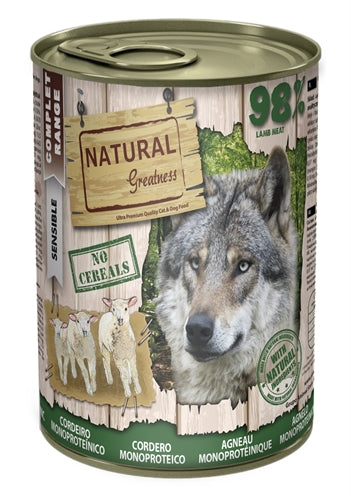 Natural Greatness Rezept Für Monoproteisches Lamm Von Natürlicher Grösse 400 GR