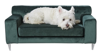 Enchanted Pet Verzauberter Hundekorb / Sofa Martine Smaragdgrün 85X54,5X39,5 CM