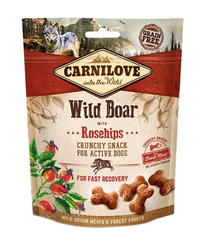 Carnilove Knusprige Zwischenmahlzeit Wildschwein / Hagebutte 200 GR