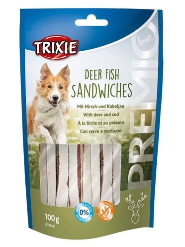Trixie Premio Hirschfisch-Sandwiches 100 GR
