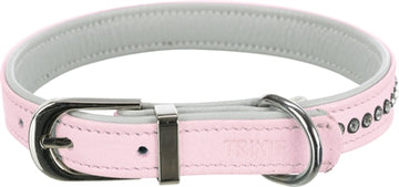 Trixie Hundehalsband Active Comfort Mit Strasssteinen Leder Rosa