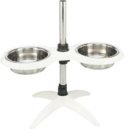 Trixie Nahrungsstand Hundebar Melamin / Edelstahl Weiss