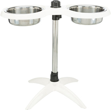 Trixie Nahrungsstand Hundebar Melamin / Edelstahl Weiss