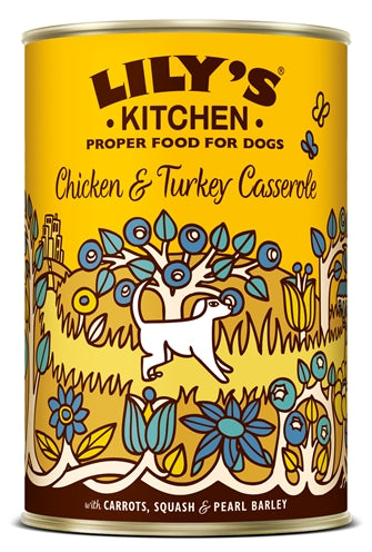 Lily's Kitchen Lilys Küchenhund Huhn/Truthahn-Auflauf 6X400 GR