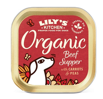 Lily's Kitchen Lily's Küchenhund Bio-Rindfleisch-Abendessen 11X150 GR