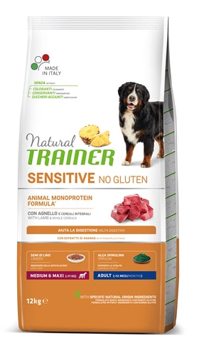 Natural Trainer Sensitive Adult Medium Lamm Glutenfrei 12 KG