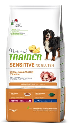 Natural Trainer Sensitive Adult Medium Ente Glutenfrei 12 KG