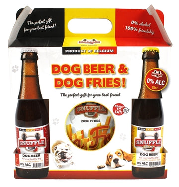 Snuffle Geschenkbox Hund Bier Und Chips 1100 GR