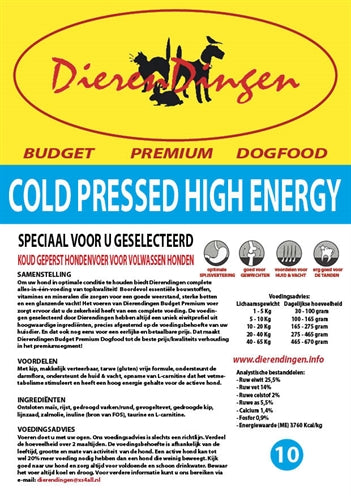 Markenlos Budget Premium Hundefutter Kaltgepresst Mit Hohem Energiegehalt 14 KG