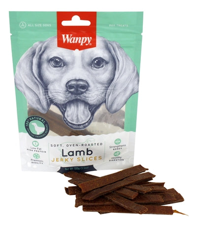 Wanpy Weiche, Im Ofen Geröstete Lamm-Jerky-Scheibenwanpy  100 GR