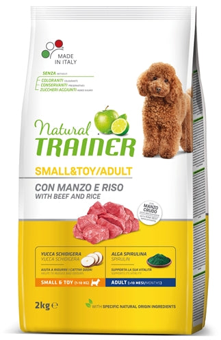 Natural Trainer Erwachsen Mini Rindfleisch/Reis 2 KG