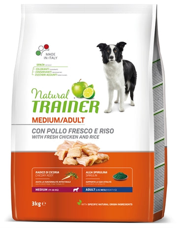 Natural Trainer Hund Erwachsene Medium Huhn / Reis