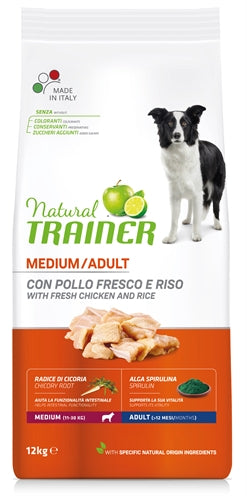 Natural Trainer Hund Erwachsene Medium Huhn / Reis