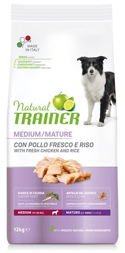 Natural Trainer Hund Senior Medium Huhn