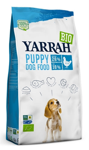 Yarrah Dog Organic Chunks Welpe Huhn 2 KG