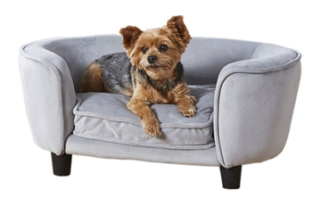 Enchanted Pet Bezaubernder Hundekorb / Sofa Coco Hellgrau 67,5X40,5X30,5 CM