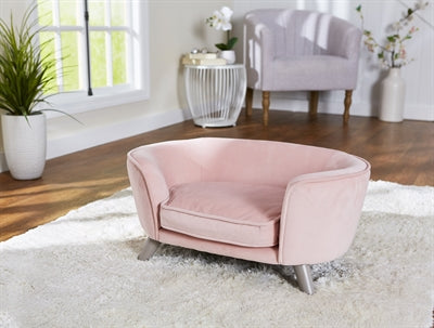 Enchanted Pet Verzauberter Hundekorb / Sofa Romy Blush Pink 67,5X40,5X30,5 CM