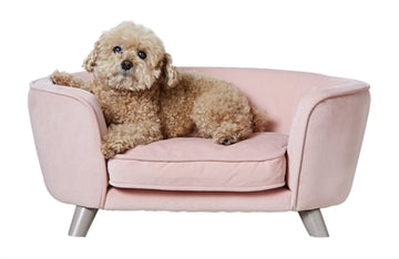 Enchanted Pet Verzauberter Hundekorb / Sofa Romy Blush Pink 67,5X40,5X30,5 CM