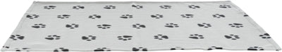 Trixie Barney Fleece Hundedecke Hellgrau/Schwarz 150X100 CM