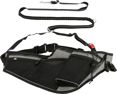 Trixie Mit Leine Grau/Schwarz 115-150X2 CM / 70-130X23 CM