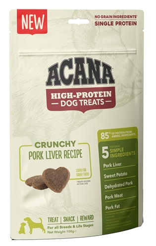 Acana Proteinreiches Hundeleckerli Schweinefleisch 100 GR