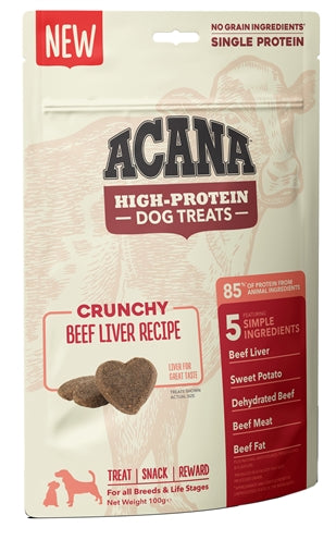Acana Proteinreiches Hundeleckerli Rindfleisch 100 GR