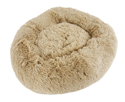 Foeiii Hund Korb Zenji Entspannen Donut Hellbraun 50X50X13 CM