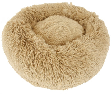 Foeiii Hund Korb Zenji Entspannen Donut Hellbraun 50X50X13 CM