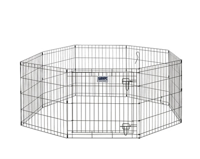 Savic Welpenstall Hundepark Schwarz