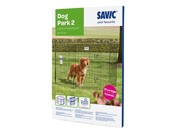 Savic Welpenstall Hundepark Schwarz