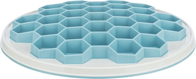 Trixie Slowfeeding Platehive Kunststoff / Tpr / Tpe Grau / Blau 30X30 CM