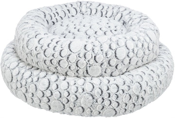 Trixie Mila Rund Plüsch Weiss/Grau 60X60 CM