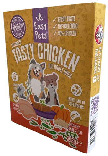 Easypets Frisch Gedünstetes Leckeres Hähnchen Für Erwachsene 395 GR