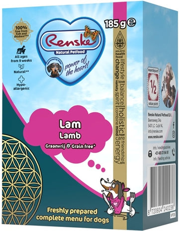 Renske Frisch Zubereitete Mahlzeit Lammfleisch Getreidefrei 24X185 GR