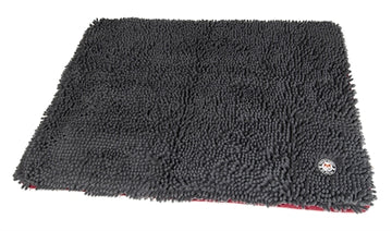 Fofos Hund Kissen Matte Chenille Grau 79X57 CM